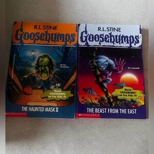 Goosebumps first edition Kids books The haunted Mask II Beast from the east 90s